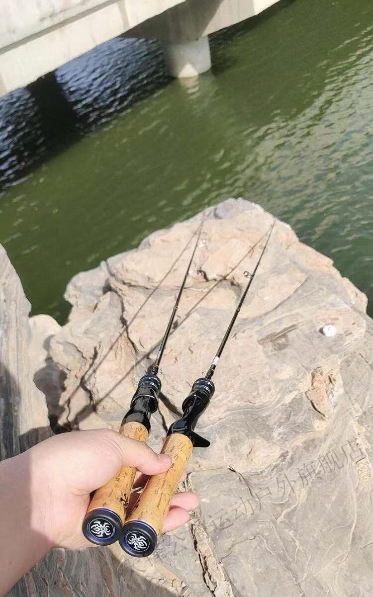 2022新款 达瓦黑蜘蛛实心马口竿ul超软路亚竿单竿枪柄直柄微物杆翘嘴