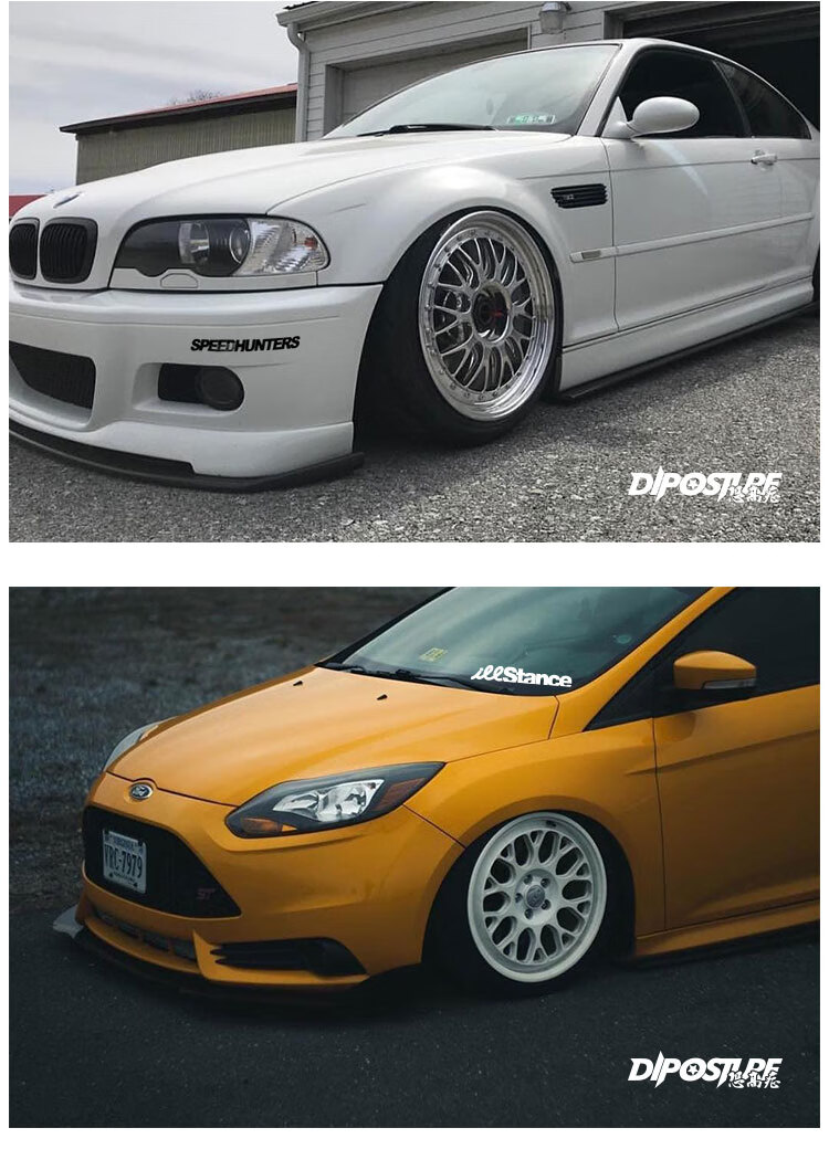 illest潮流车贴stance改装汽车贴个性遮挡划痕拉花车身贴纸 speed反光