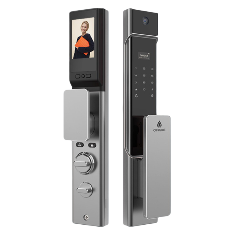 青稞智能锁c9假锁装饰锁 灰色【图片 价格 品牌 报价】-京东