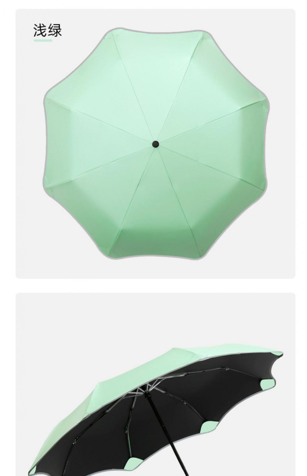 2022新品新西兰blunt同款雨伞安圆角晴雨伞防回弹遮阳防晒紫外线太阳