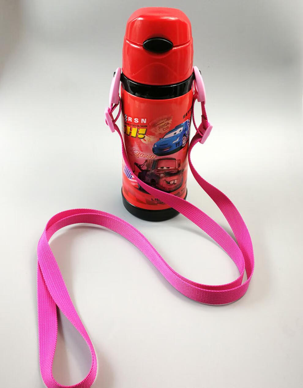 利其尔保温杯背带绳水杯肩带杯子带卡扣儿童水壶带子配件宝宝挂绳 浅