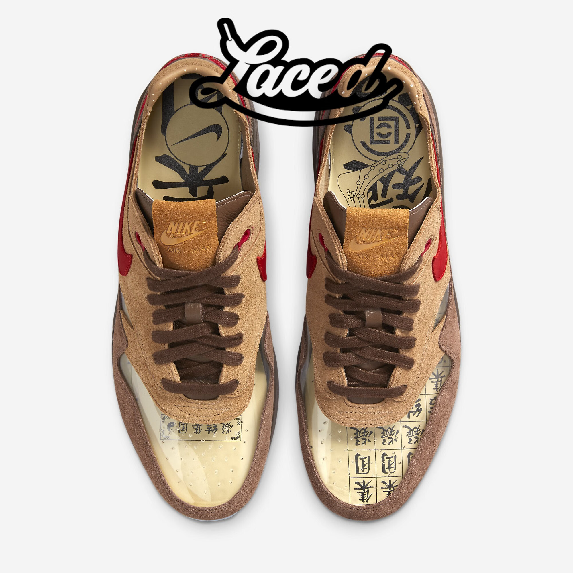 nike耐克air max 1 x clot 陈冠希死亡之吻跑步鞋dd1870-100-20