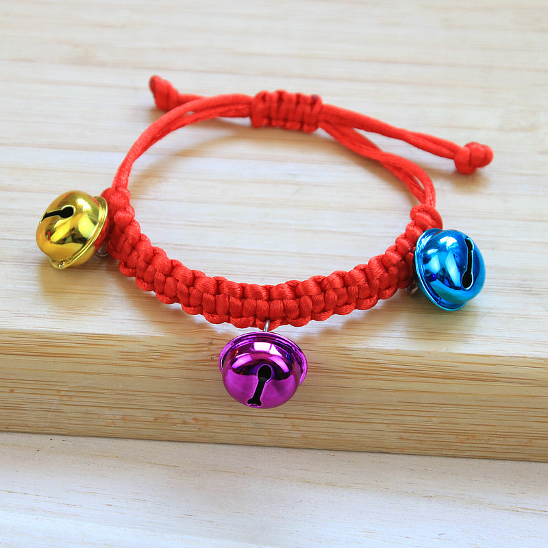 六一儿童节红绳幼儿园学生舞蹈跳舞表演手铃铛手链脚链手环铃摇铃三