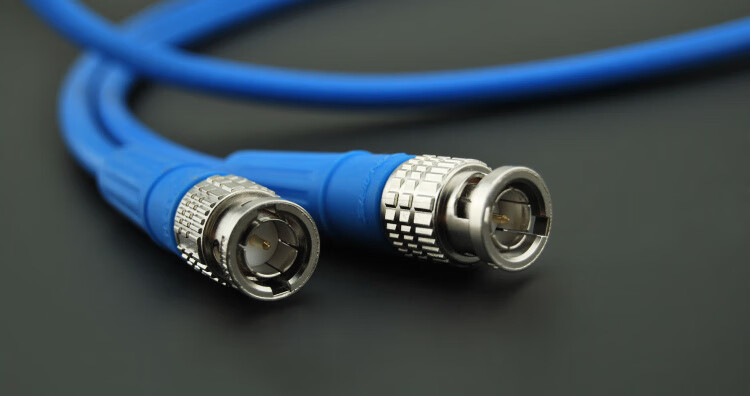 dz139佳耐美lv61s超软hdsdi高清视频canare同轴压接bnc信号线橙线加黑