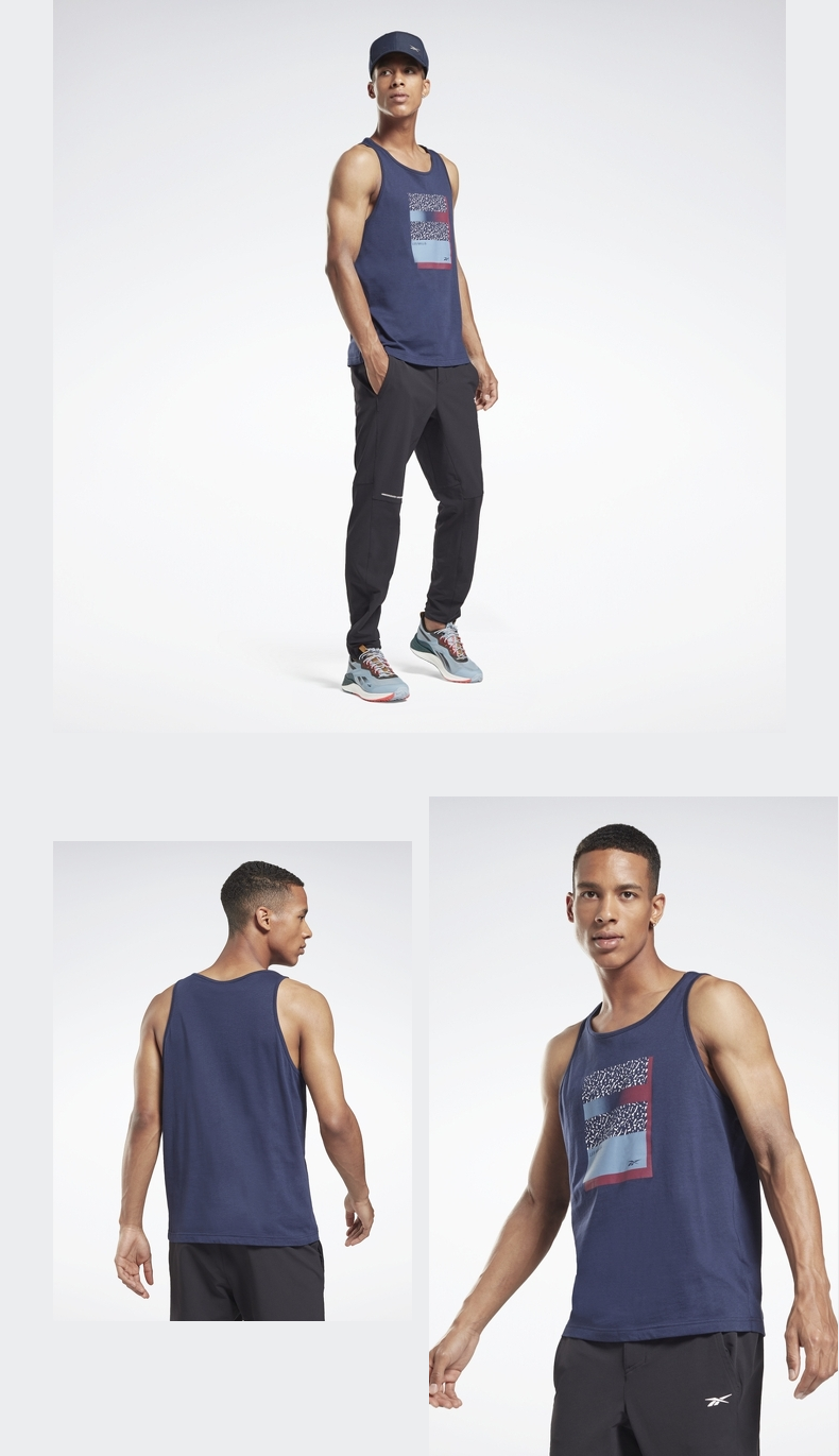 reebok锐步官方2021秋冬新款男子lm莱美ha6374训练健身背心ha6374as