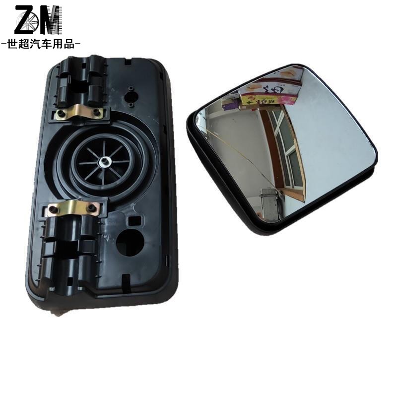 适配江淮轻卡货车配件帅铃q3q6q9倒车镜反光镜后视镜车头镜圆镜子 38*