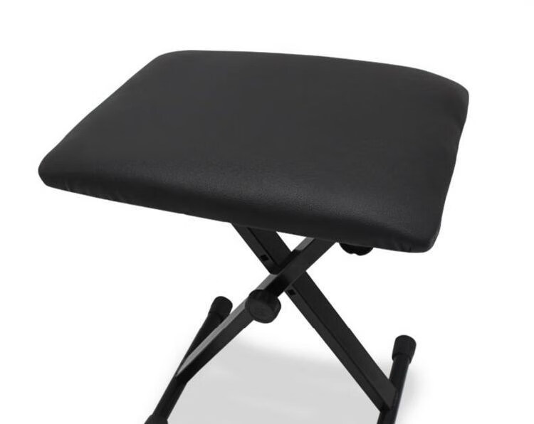 大提琴凳子方便折叠凳古筝椅子可调节高度高低的升降琴凳 【黑色】