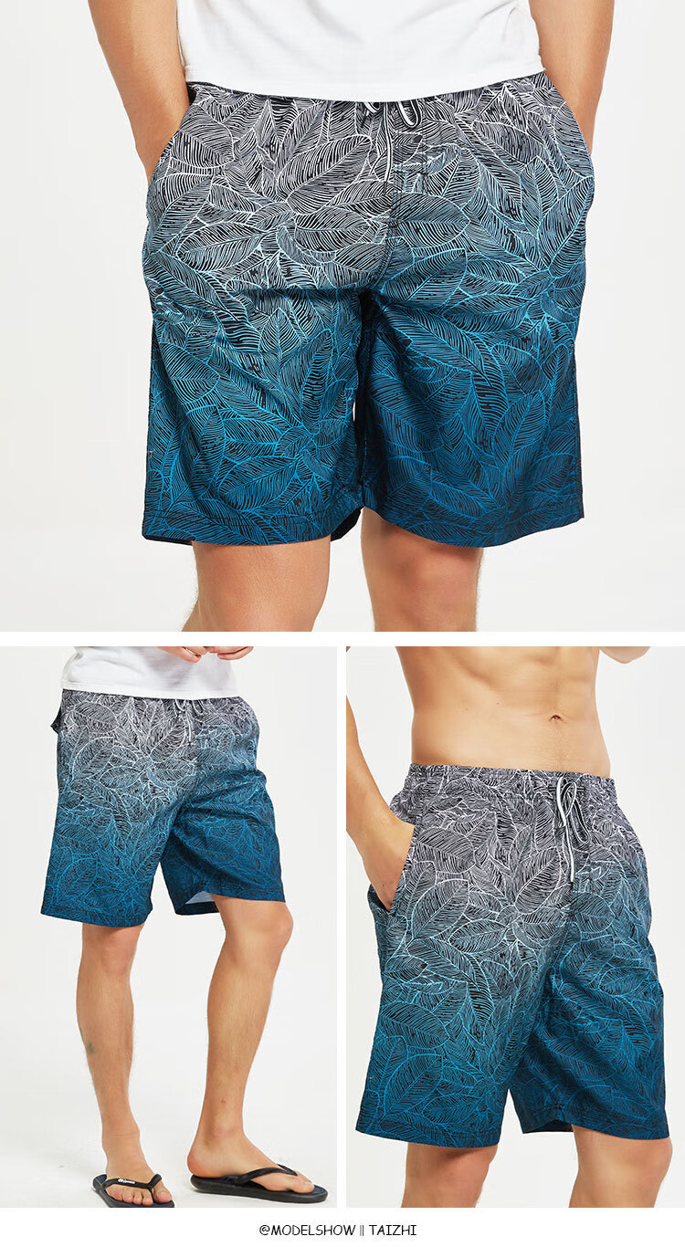 款式:分体式下装款式:及膝泳裤类别:沙滩裤适用人群:成人材质:涤纶