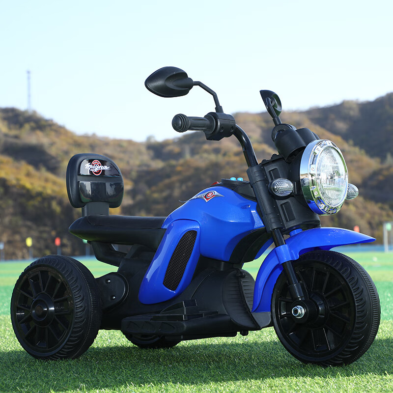 小龙哈彼电动车儿童电动摩托车充电周岁礼物宝宝电瓶玩具车遥控一岁男