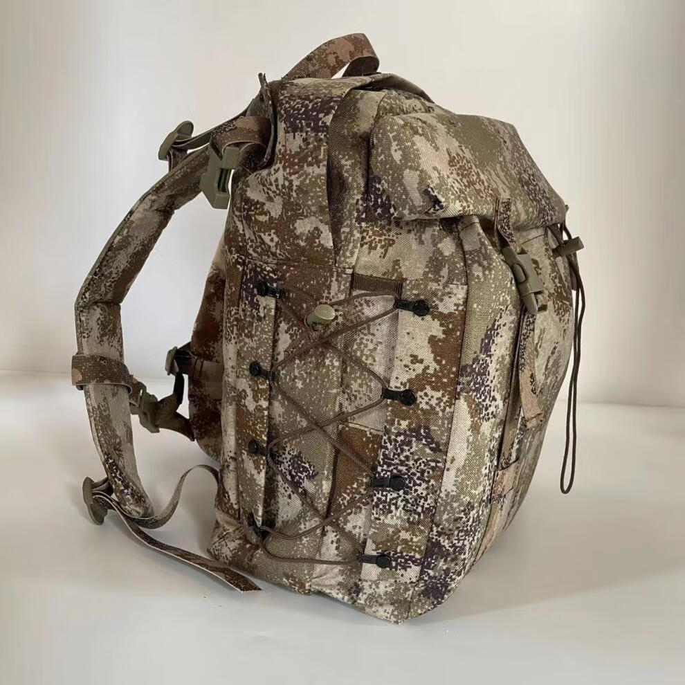筠蒽鑫06作训包户外登山战术双肩背包战斗单人携行具背囊 星林地 25寸