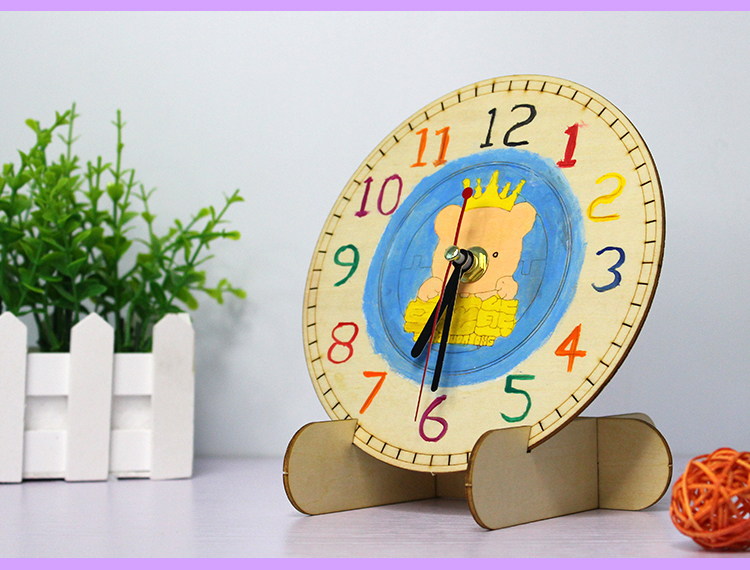 手工制作钟表材料包科学小手工钟表模型儿童小学生科技小制作发明材料