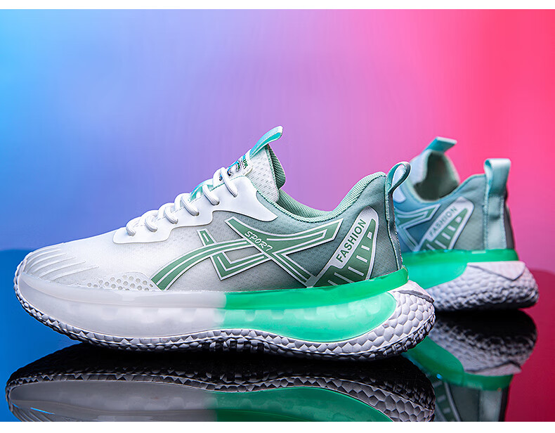 飙山狼网鞋男夏季2022年新款男士运动鞋潮流莆田爆米花软底户外椰子鞋