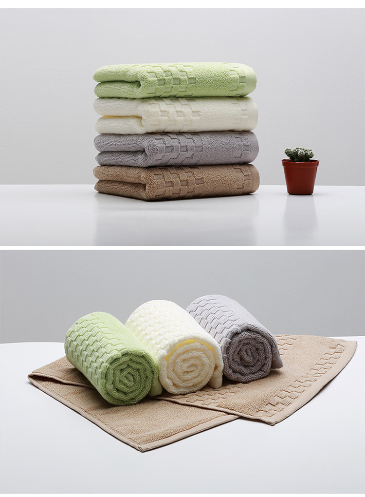 棕色 绿色品牌: 三利 商品名称:三利 纯棉素雅毛巾2条装 32×74cm