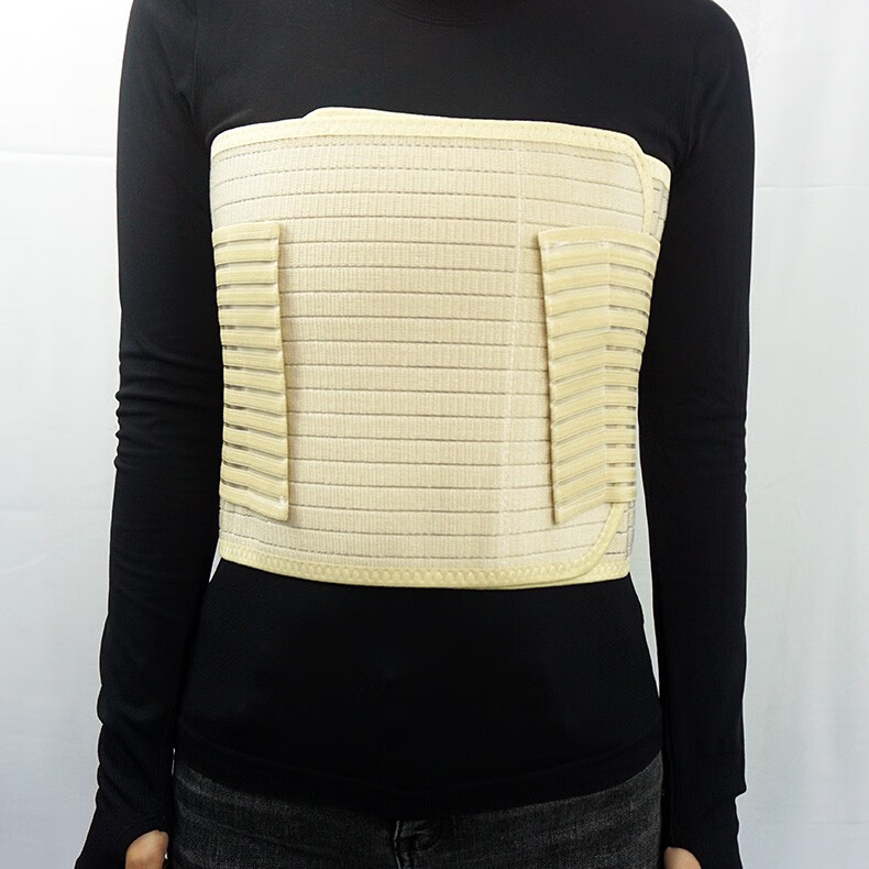 肋骨带压缩性肋骨骨折固定带一样断胸椎第1到12节黄色 s【图片 价格 