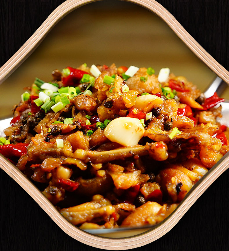 辣的跳香辣干锅牛蛙辣得跳麻辣肉加热即食火锅酒店成品蛙来哒 香辣