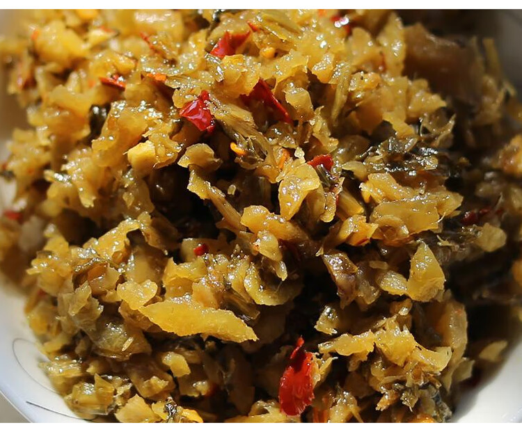 榨菜正宗苏北农家老妈腌制雪里红雪菜下饭菜雪里蕻酱咸酸下饭腌菜 1斤