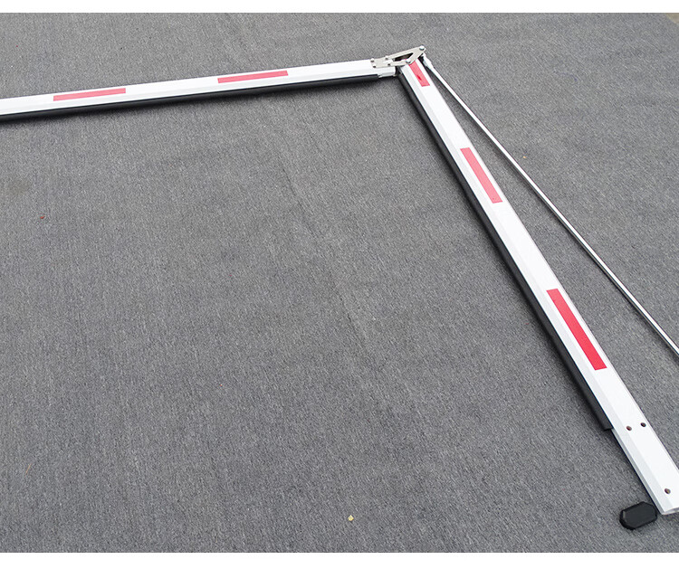 通用八角道闸杆曲杆海康曲臂杆升降杆停车场门卫白色富士拦车杆c款