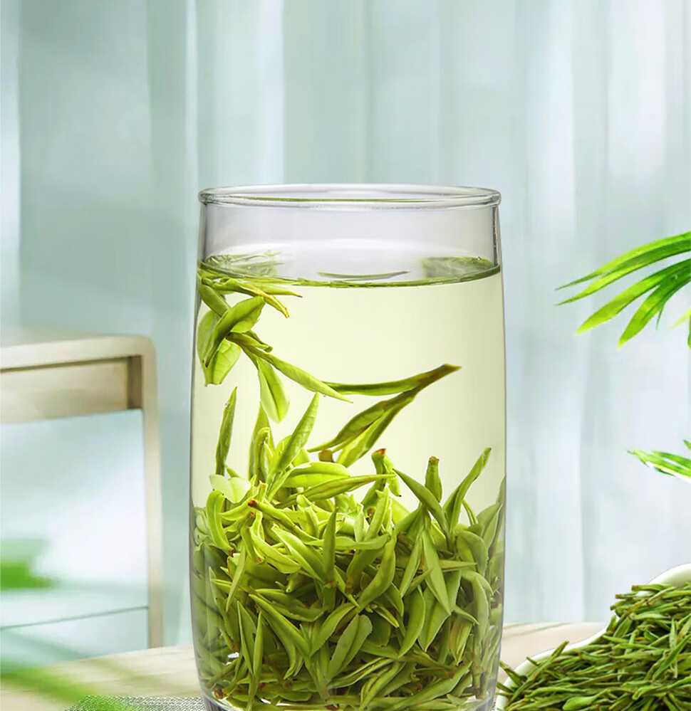 2021新茶明前白茶安吉125g一杯香茶叶绿茶春茶浓香型礼盒散装【图片