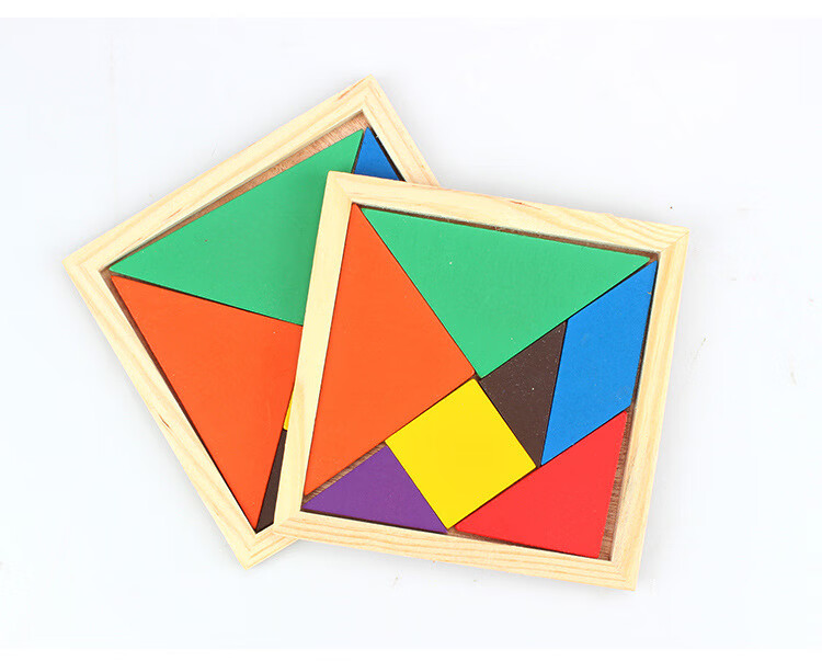 现代智力七巧板教材磁力磁性现代智力七巧板教材拼图百变儿童婴幼儿园