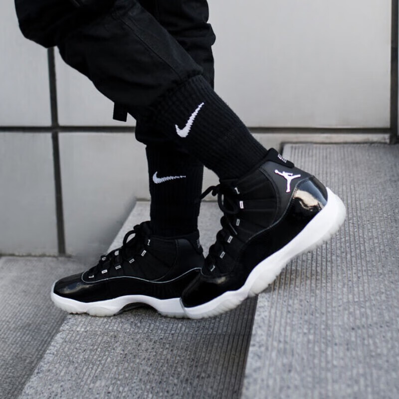 【现货】 air jordan 11 乔十一男子飞人篮球鞋378037-0 378037-016奶