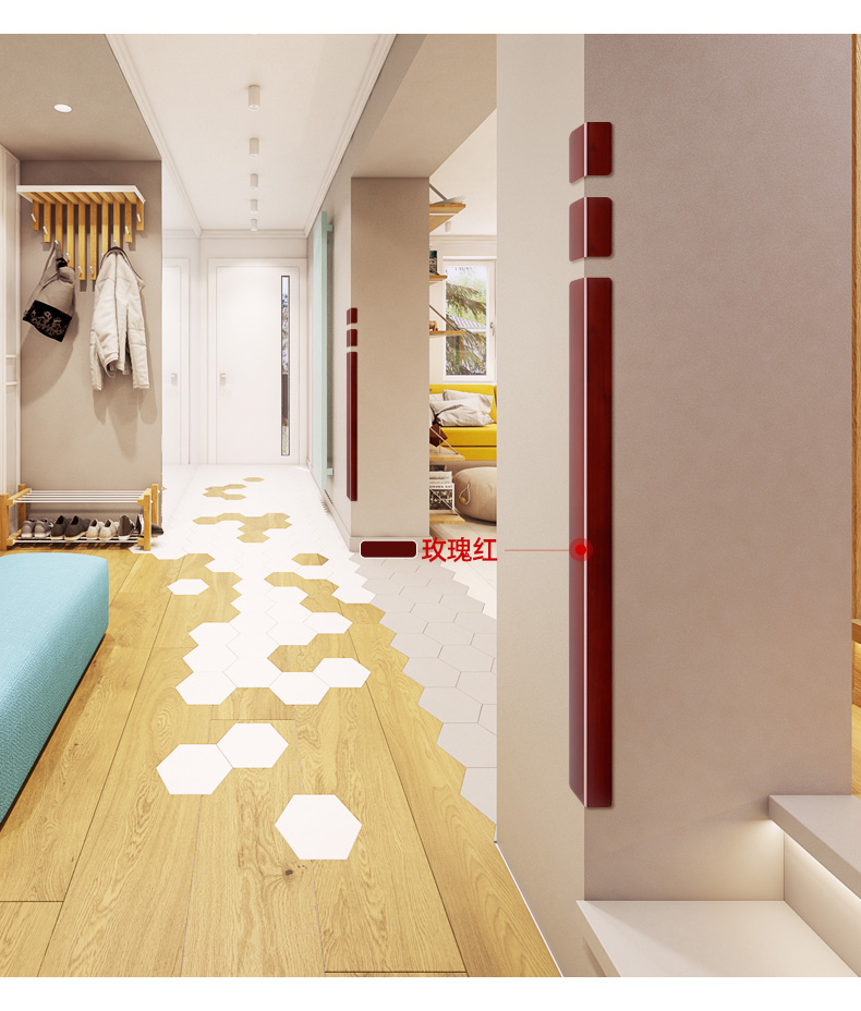 籽凝 纯实木护角条护墙角保护墙壁体包角防撞烤漆欧中式装饰客厅阳角