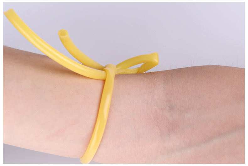 wecan乳胶管压脉带输液带高弹性加厚软管弹力橡胶带弹弓皮筋 10*14【1