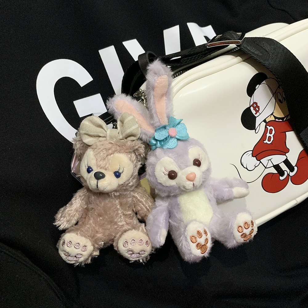 迪士尼disney达菲熊星黛露公仔挂件兔子包包可爱毛绒蛋糕装饰娃娃情侣