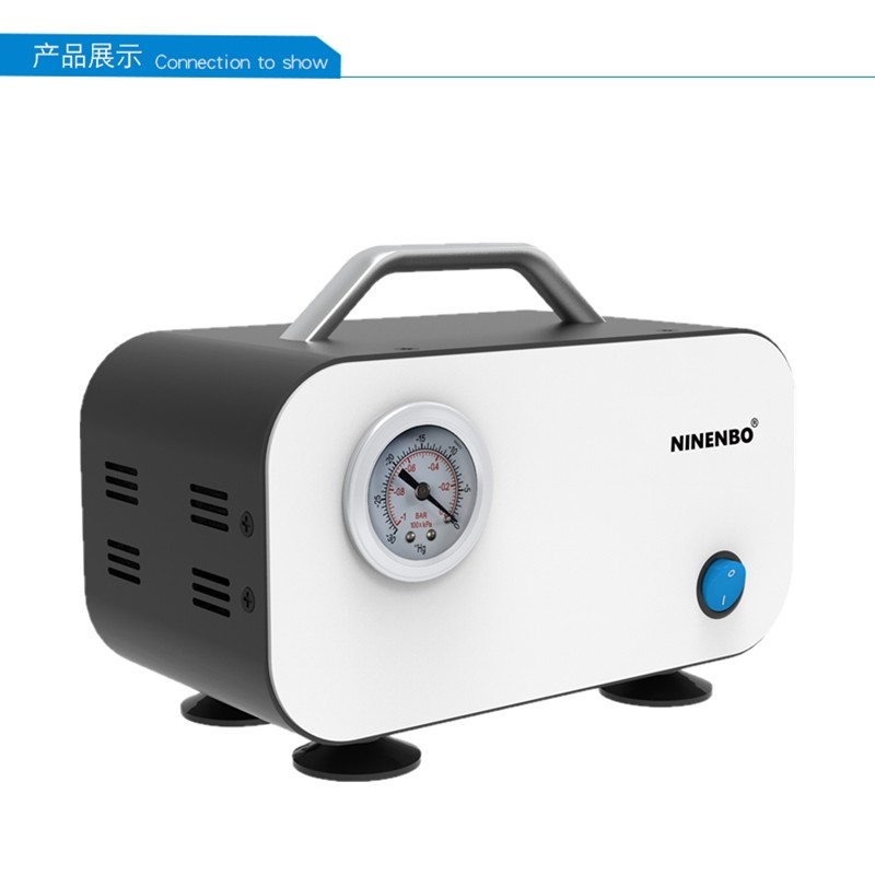 九联科技ninenbo实验室抽滤真空泵小型无油隔膜真空泵负压便携式抽