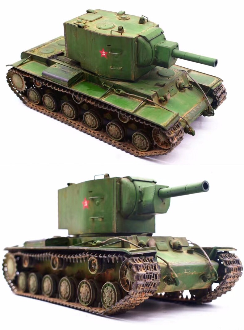小号手 拼装模型1/35重型坦克二战前苏联kv-2坦克世界成人军事战车