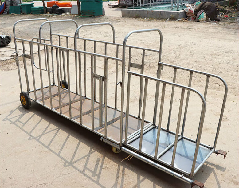 抓猪笼子养殖猪场用装猪笼上猪台带轮多功能装车猪笼猪用转运车 1.