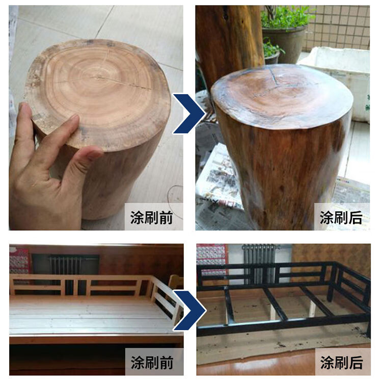防腐木油漆户外耐候木蜡油清漆实木透明色擦色熟桐油油漆木器漆木漆