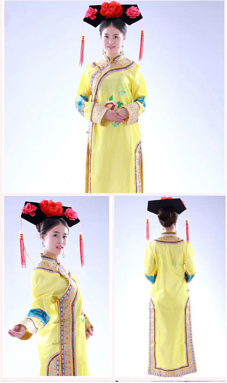 津谨岸清朝小燕子还珠旗服格格服装女宫廷甄嬛传影楼