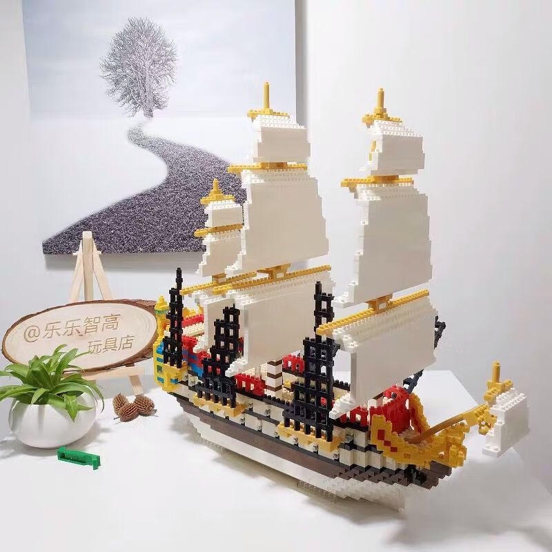 乐高lego旗舰微颗粒10294泰坦尼克号游轮船拼装积木玩具模型摆件礼物