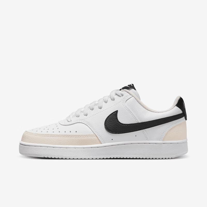 耐克nike court vision low 轻质减震透气低帮女士休闲板鞋 sail/tour
