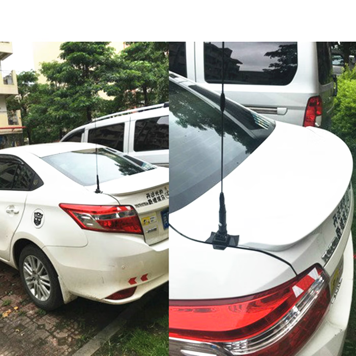 车载天线车载夹边天线 越野车改装后备箱卡位引擎盖天线装饰天线 40