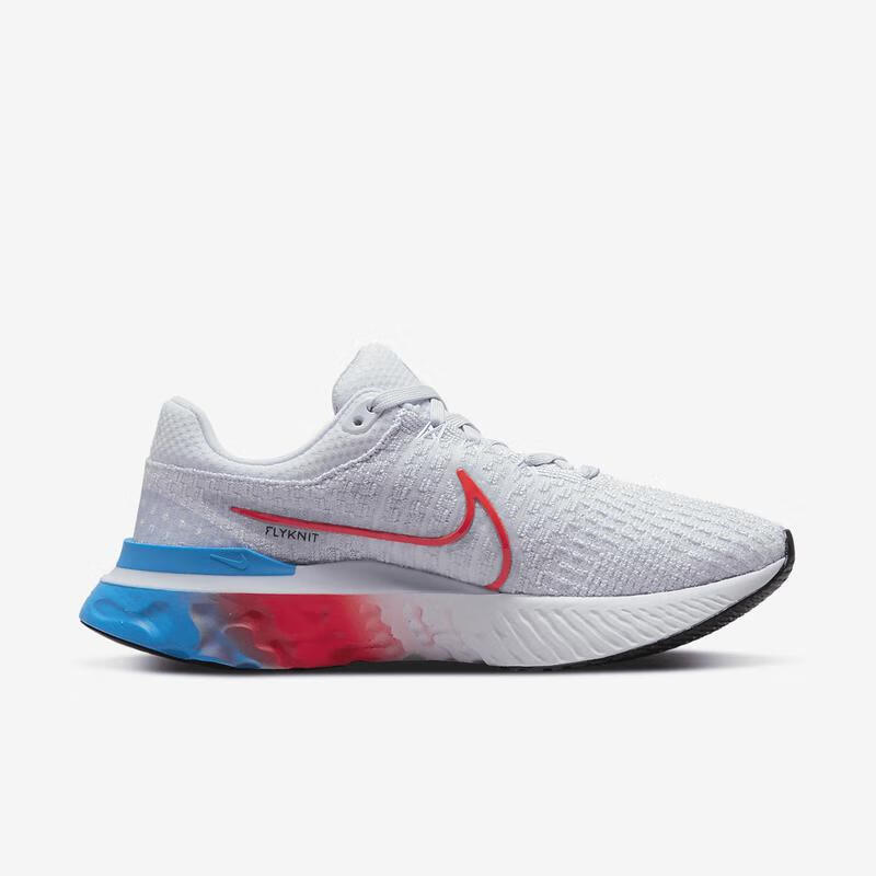 耐克nike react infinity run flyknit 3 日常轻便透气缓震女士跑步鞋
