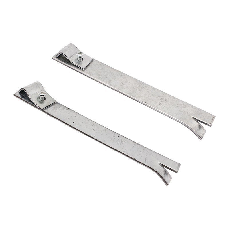 直角避雷卡防雷卡铁镀锌扁铁避雷器l型直角线卡支架支撑架直角夹 3*20