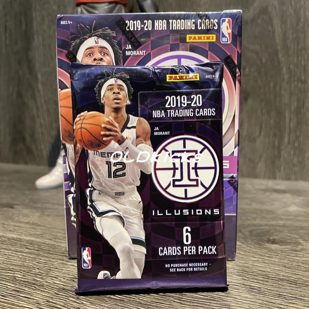 nba球星卡盲盒 帕尼尼panini prizm hoops篮球nba球星卡盒散包 包卡