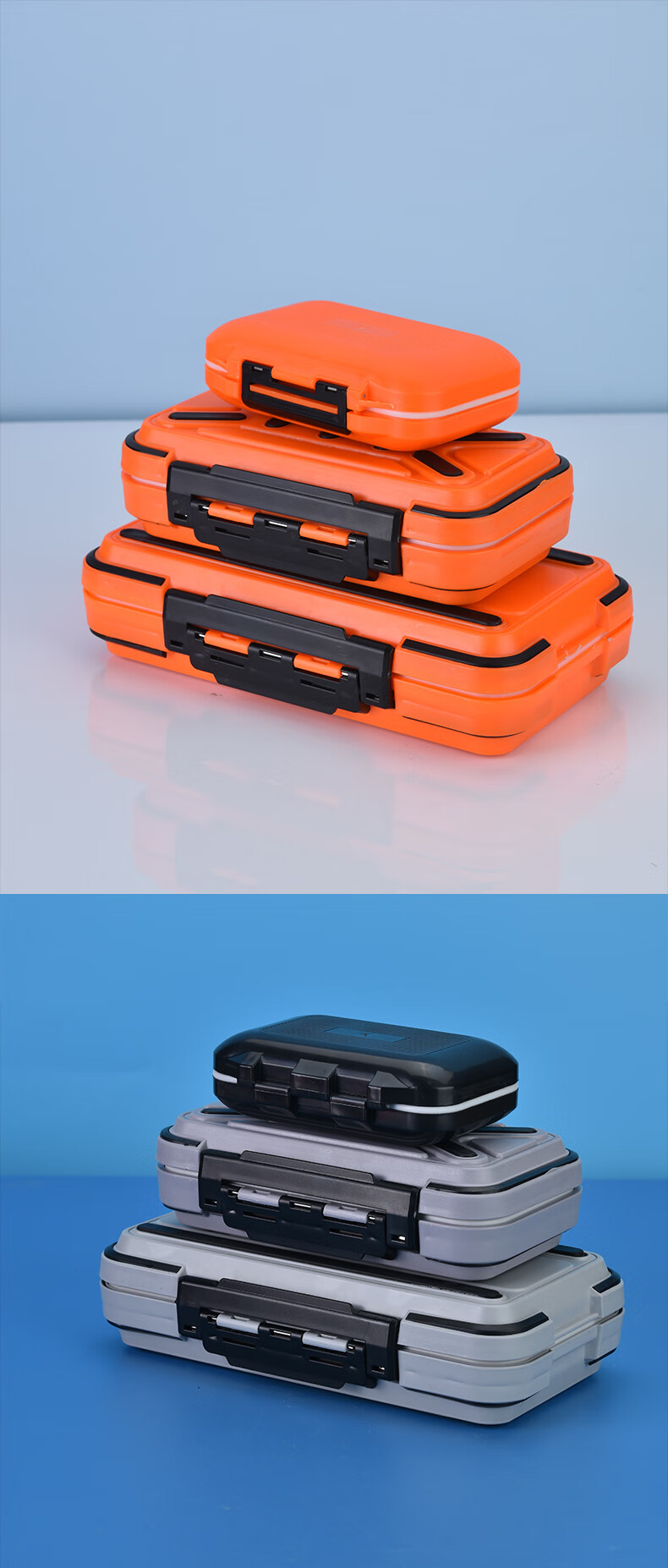 钓鱼配件盒新款防水路亚盒工具盒鱼钩收纳盒路亚饵盒钓鱼用品装备防水