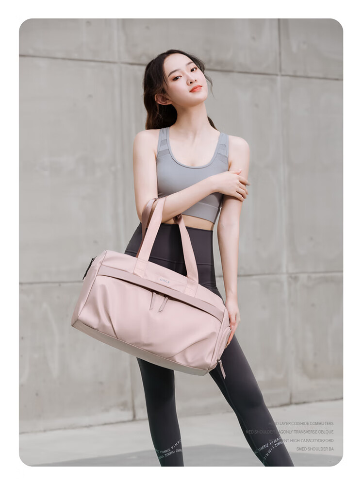 GOLF Travel Bag, Sports And Fitness Bag for Women, with Separate Shoe Compartment, Dry And Wet Separation, Handheld Luggage Bag for Business Trips And Travel, Shoulder Bag 26