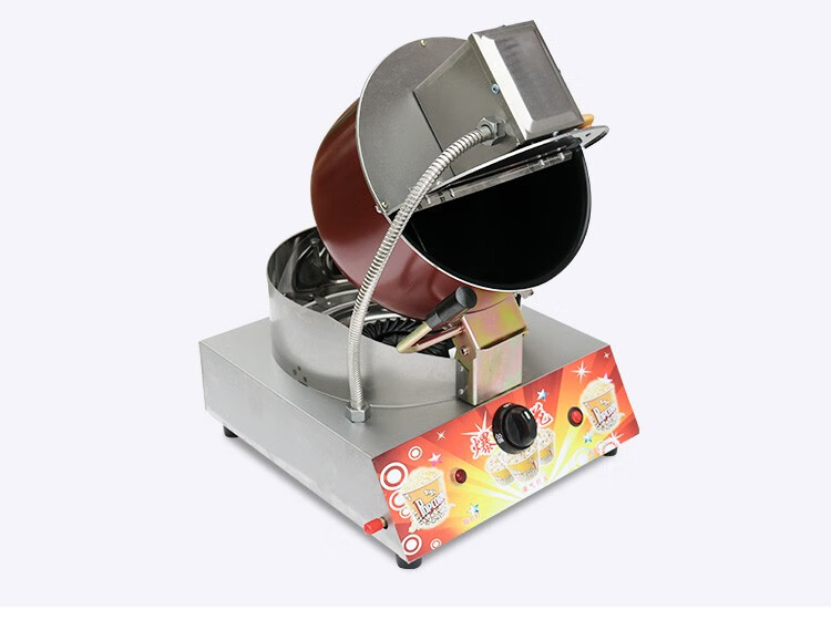 爆米花机家用煤气爆米花锅摆摊用球形蝶形爆米花机器 手动款【图片