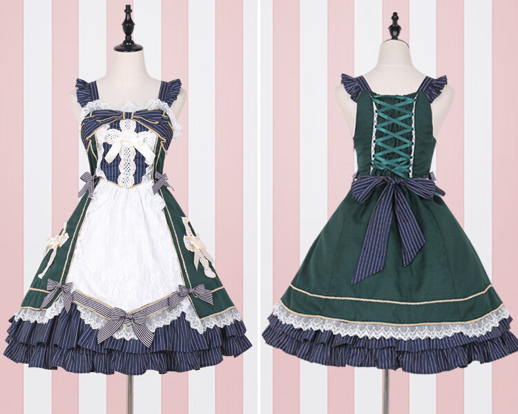 抖音网红夫人不吃鱼同款baby药箱日系软妹复古暗黑lolita洋装jsk吊带