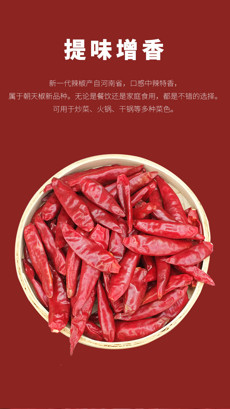 【酉阳馆】薛有料河南新一代内黄天鹰山鹰椒海椒辣椒烹饪调味农产品