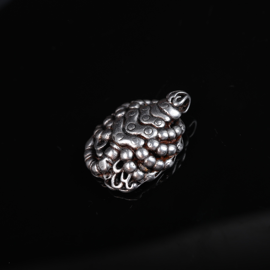 梵隅 藏式天铁托甲忿怒莲师火焰铁蝎随身挂件吊坠民族风手工工艺蝎子