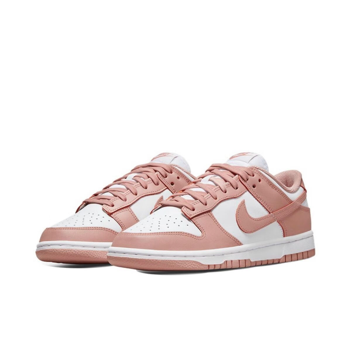 【官方旗舰】aj新款dunk low rose whisper玫瑰粉女款复古休闲滑板鞋
