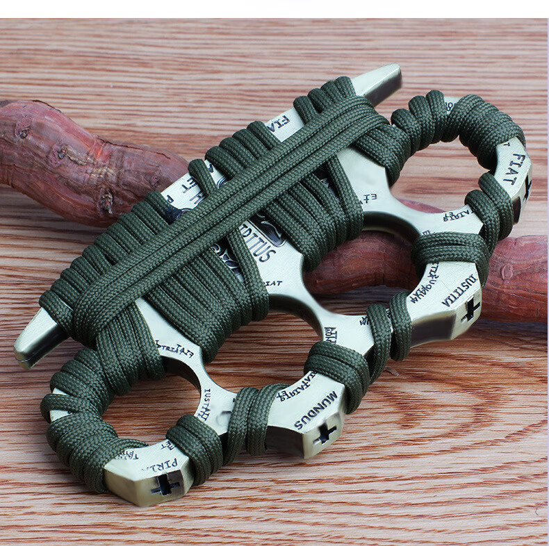 刀乐 指虎防身拳刺虎指大号加厚锌合金指虎拳扣四指加硬铁拳头自卫破