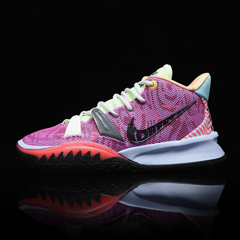 中国年鸳鸯6气垫缓震实战篮球男女鞋莆田5笑脸4 孔雀蓝 欧文8紫色迷彩