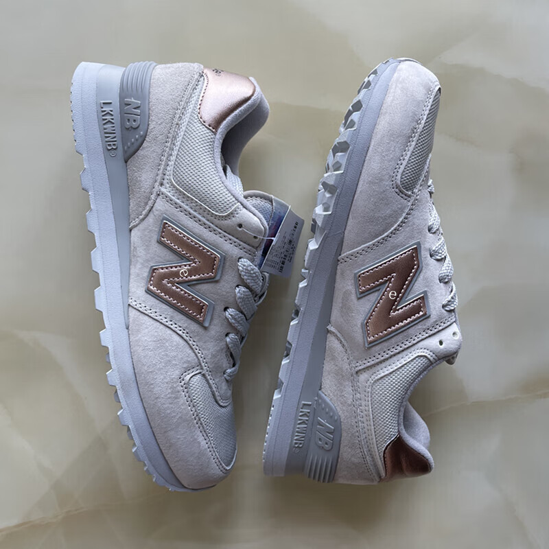 新百伦nb男鞋冬季iu女鞋百搭透气鞋情侣优雅风跑步鞋【商场同款】 炭