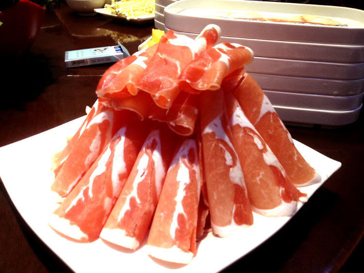 安小离 呼伦贝尔大草原西旗羔羊肉卷涮火锅新鲜羊肉5斤卷 海拉尔精排