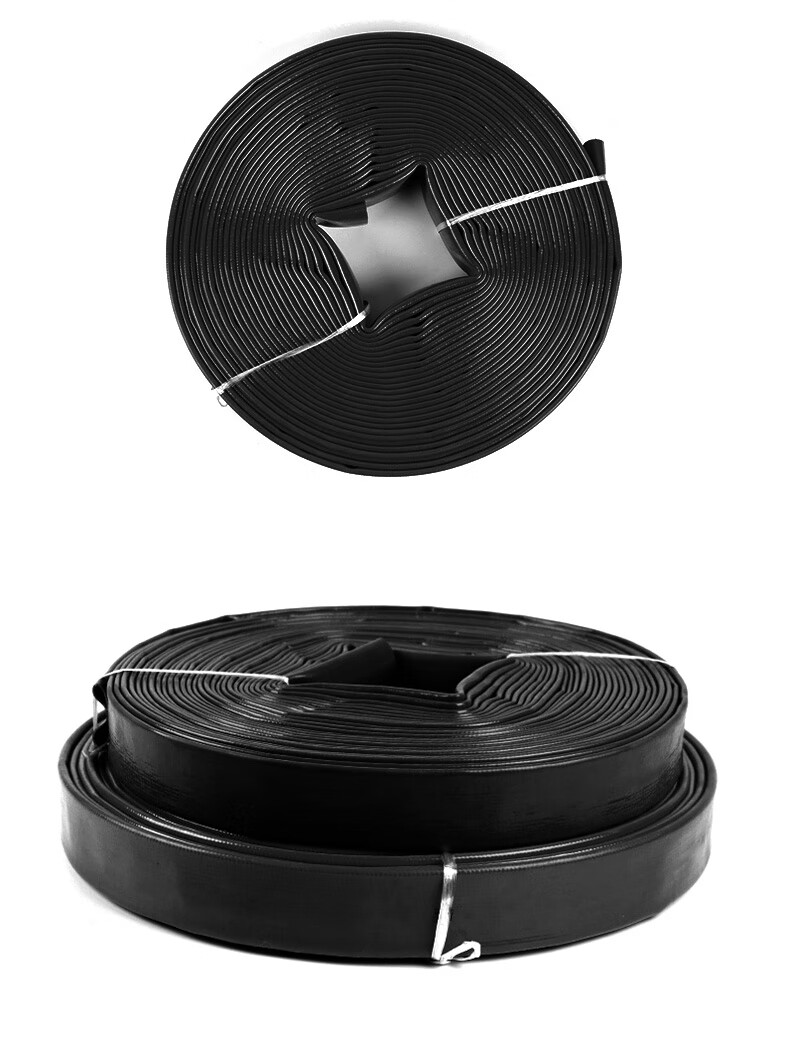 麦桑荷pe软带农用浇地水带灌溉水管滴灌带主管软管2寸滴水加厚输水带